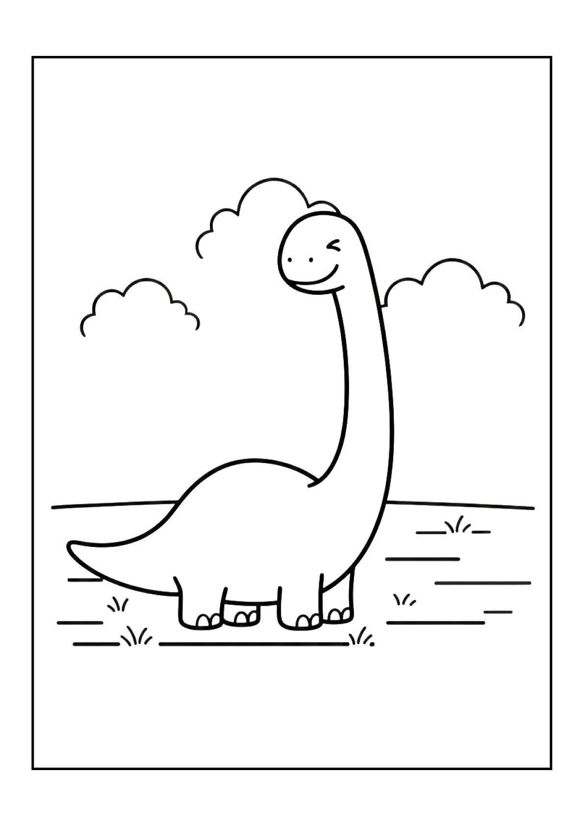Lengvas spalvinimo rinkinys: Dinozaurai