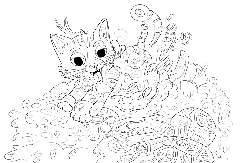 playing cat