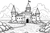 Pirate Fort – Pirate Fort Raid coloring page