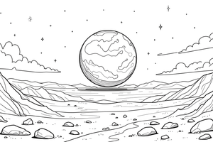 Mars – Mars coloring page