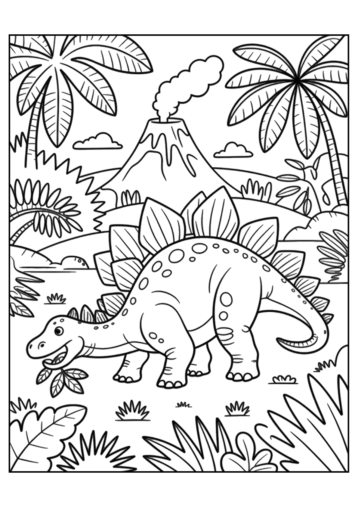Detalus spalvinimo rinkinys: Dinozaurai