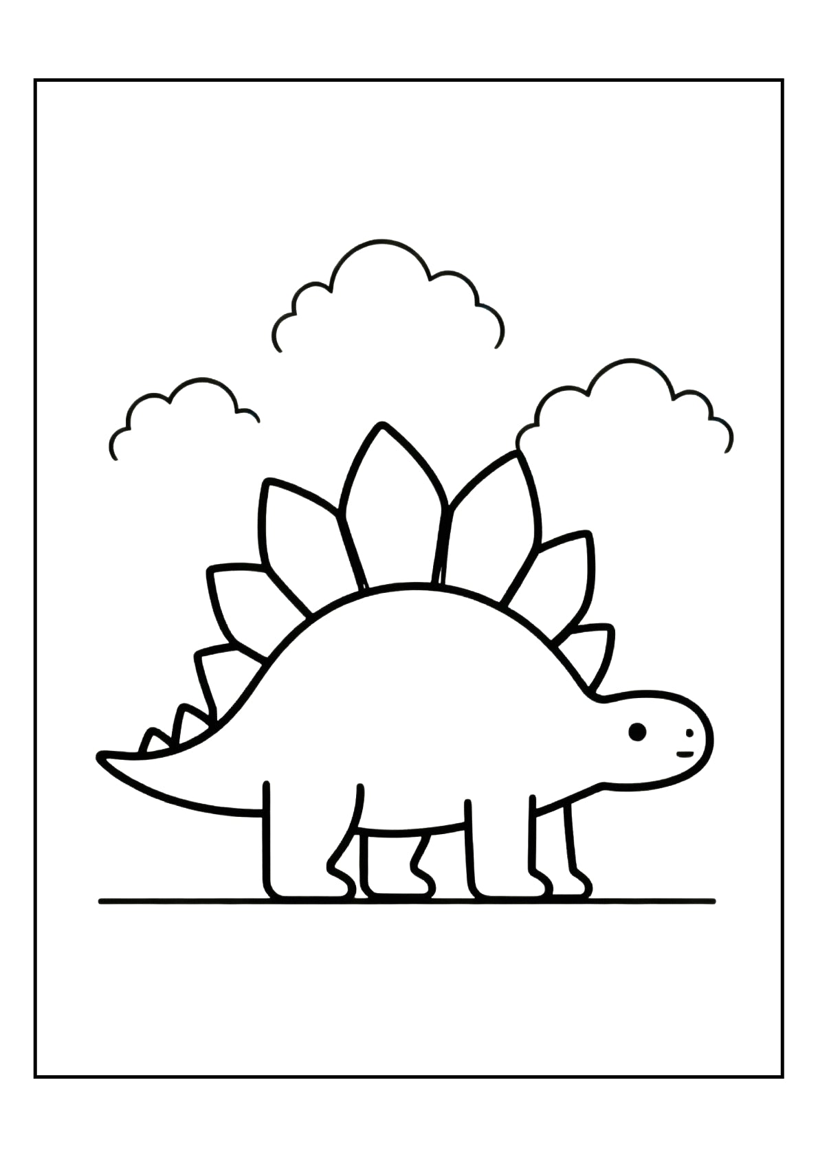 Lengvas spalvinimo rinkinys: Dinozaurai
